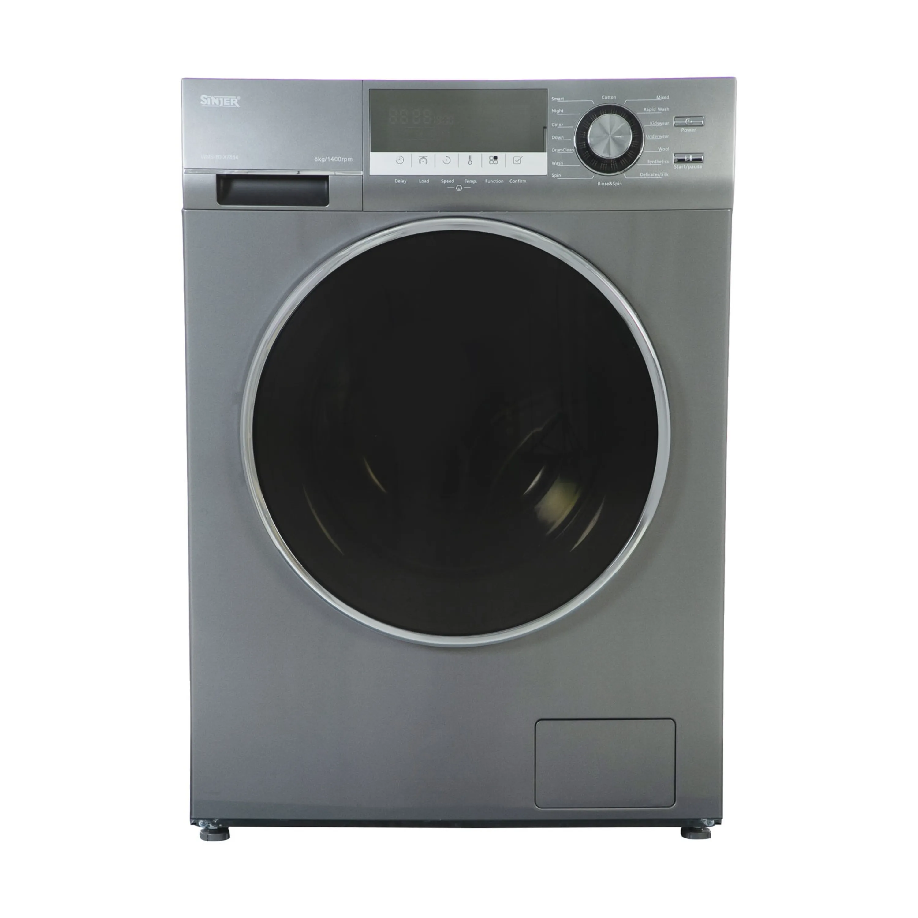 ماشین لباسشویی سینجر مدل WMS-80-X7814 ظرفیت 8 کیلوگرم تیتانیومی ماشین لباسشویی سینجر مدل WMS-80-X7814 ظرفیت 8 کیلوگرم تیتانیومی